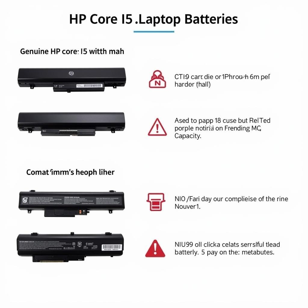 Các loại pin máy tính HP Core i5