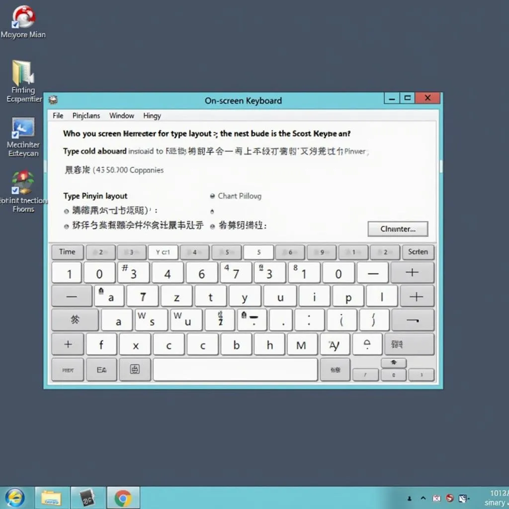 Bàn phím ảo Windows