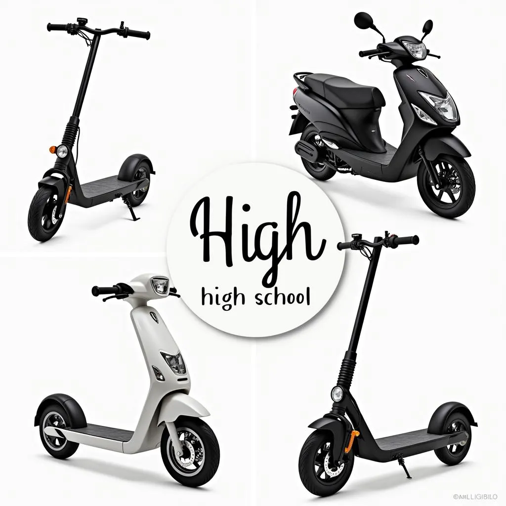 Popular scooter models for high school students