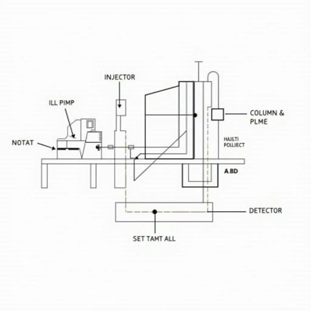 Cấu tạo của máy sắc ký lỏng hiệu năng cao HPLC