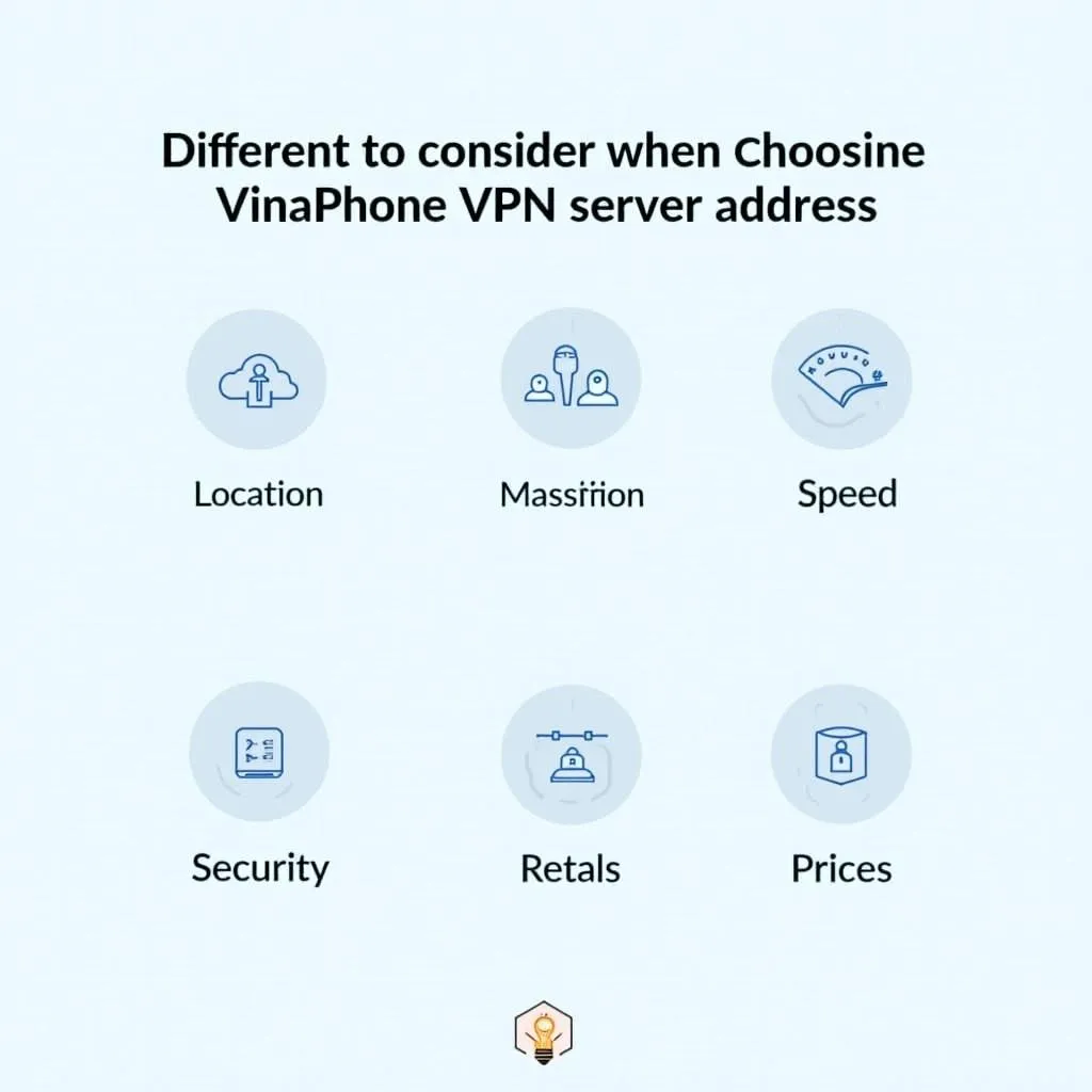 Chọn địa chỉ máy chủ VPN