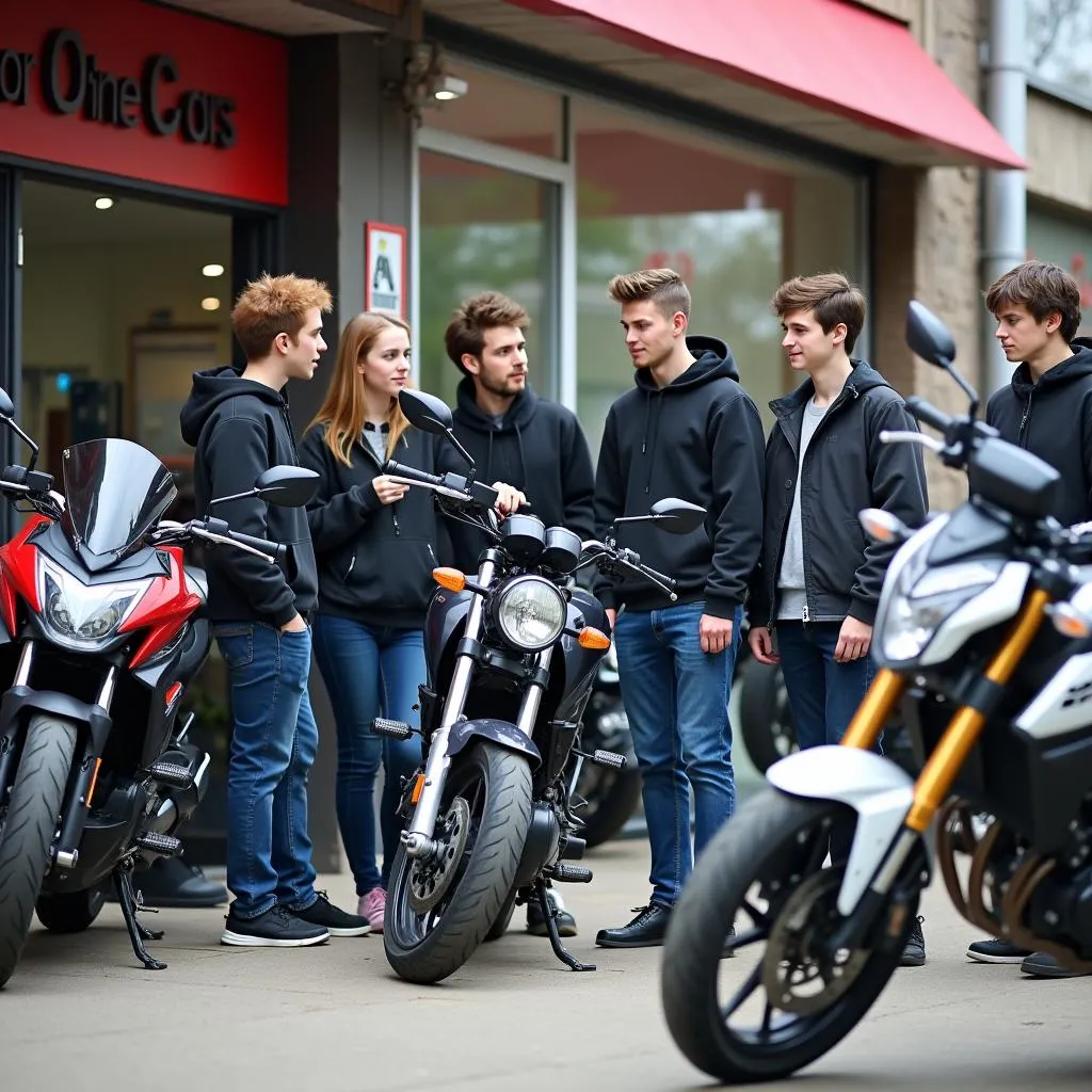 Choosing a motorbike for high school students