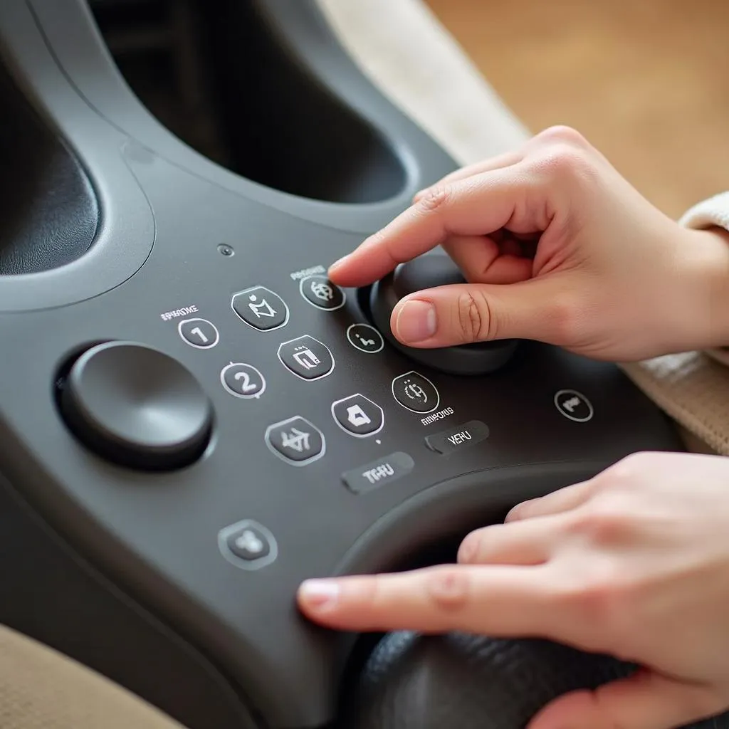 Using a Japanese Foot Massager