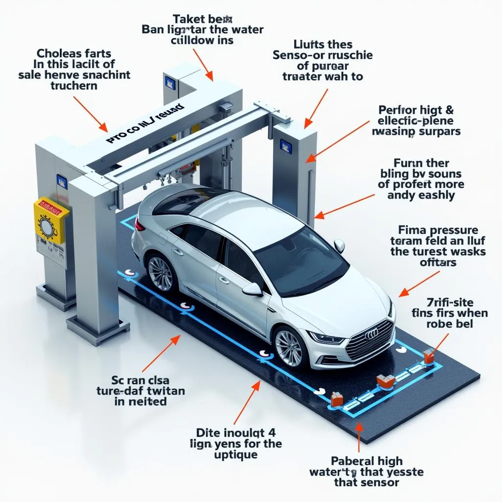 Máy rửa xe tự động hiện đại