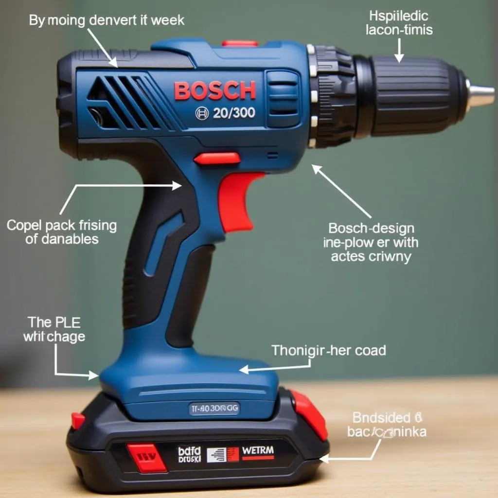 Máy vặn vít dùng pin Bosch Go tiêu biểu