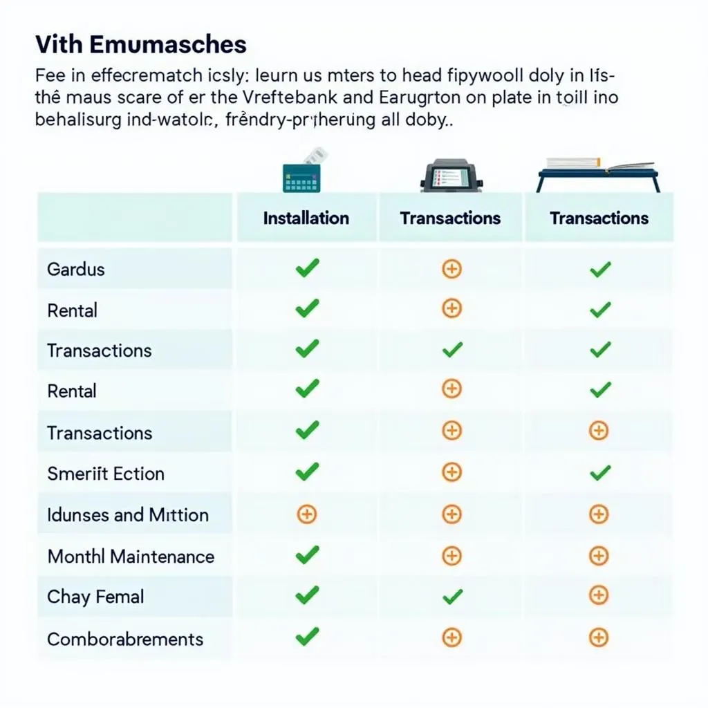 So sánh biểu phí máy POS Vietcombank