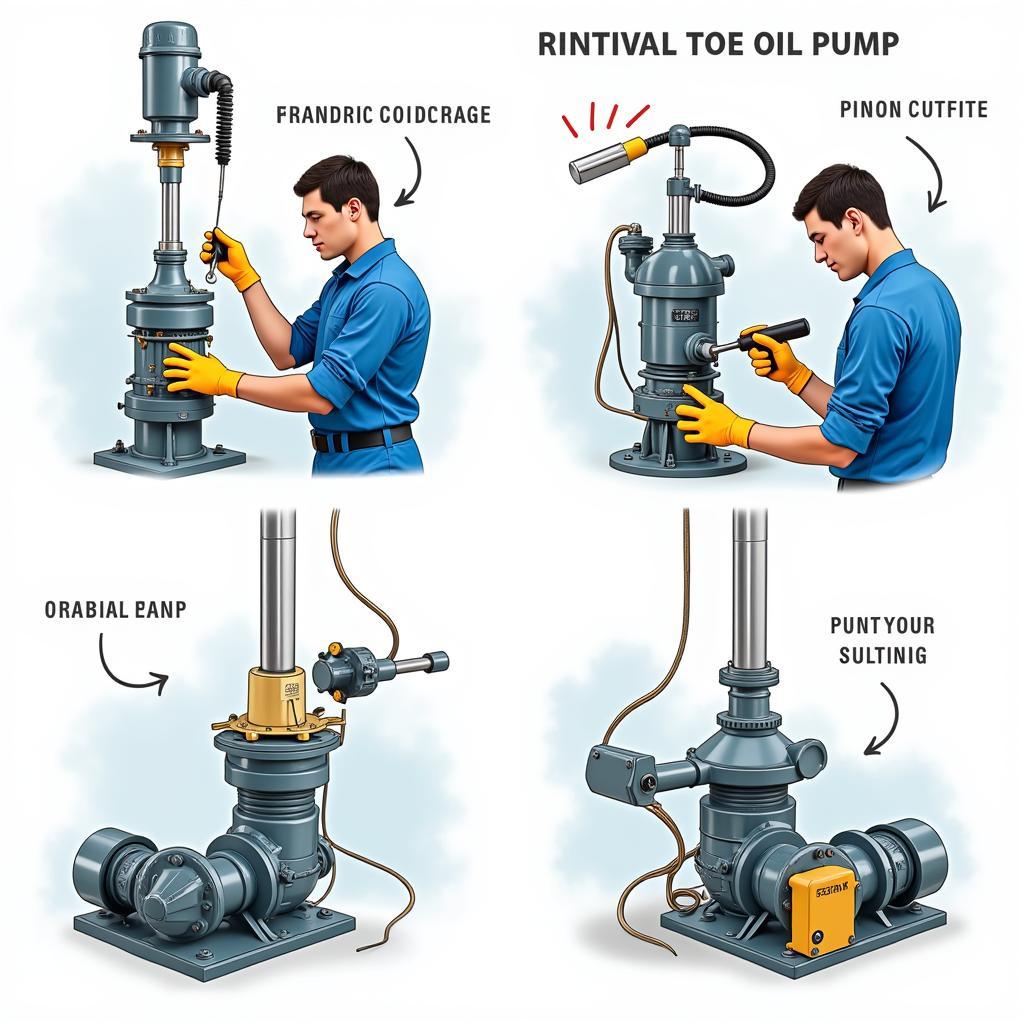 Bảo dưỡng máy bơm nhớt