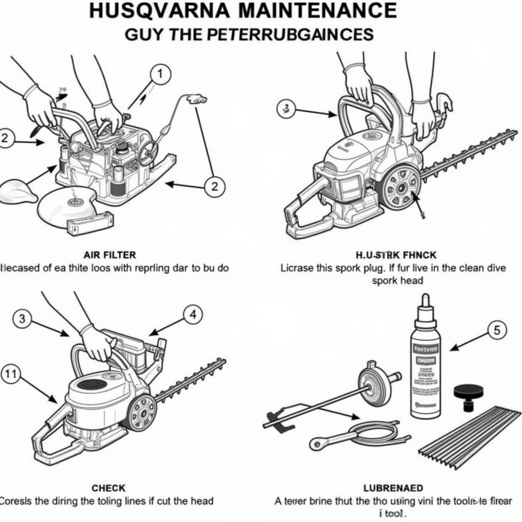 Bảo dưỡng máy cắt cỏ Husqvarna 226R