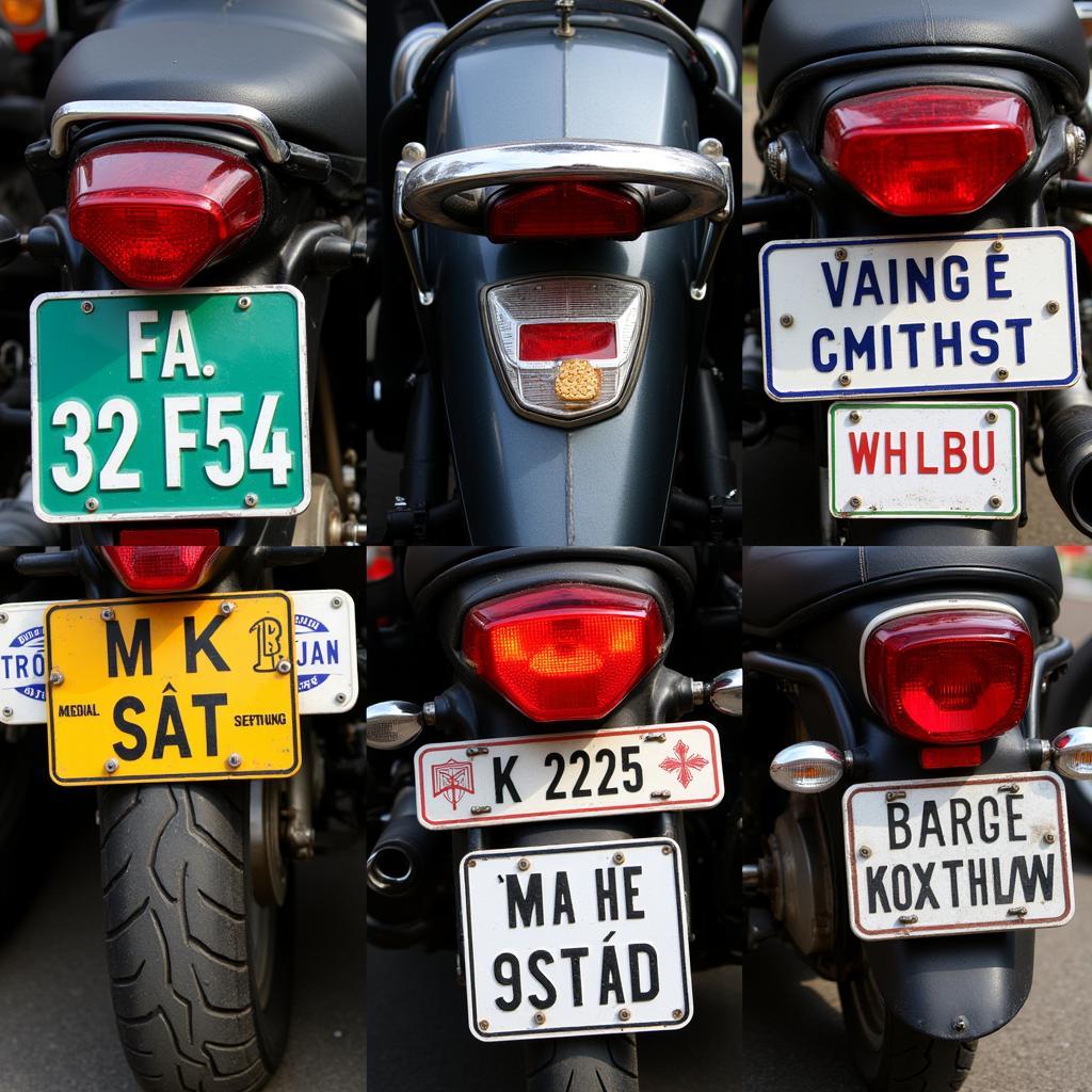 Hà Nội Motorcycle License Plate Types