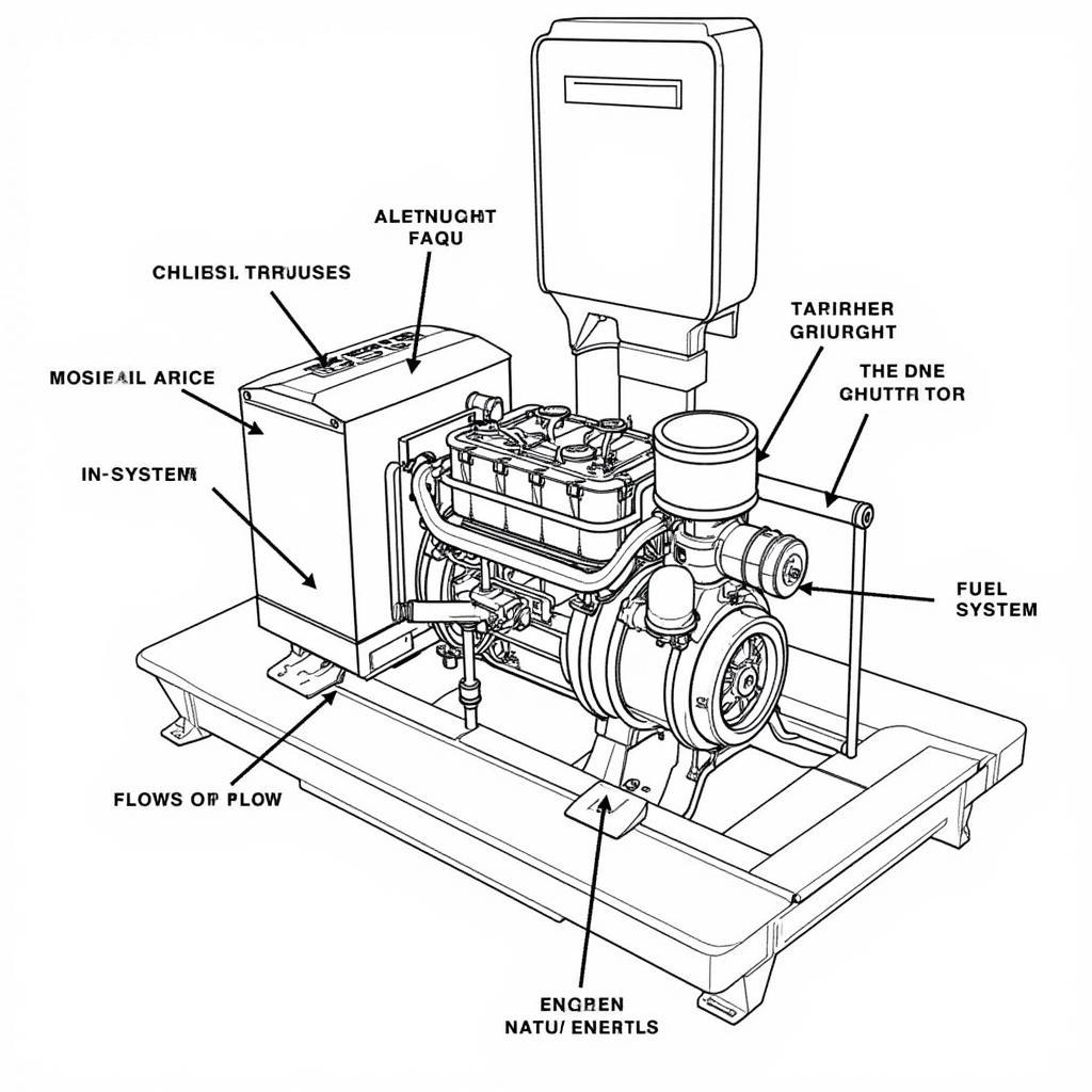 Các bộ phận cơ bản của máy phát điện