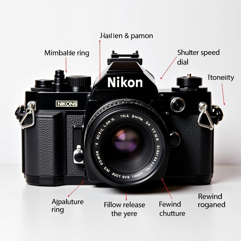 Các bộ phận trên máy ảnh Nikon