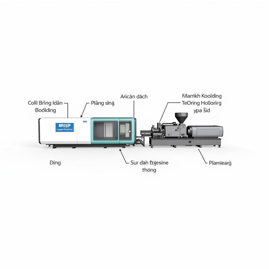 Các bộ phận chính của máy ép nhựa