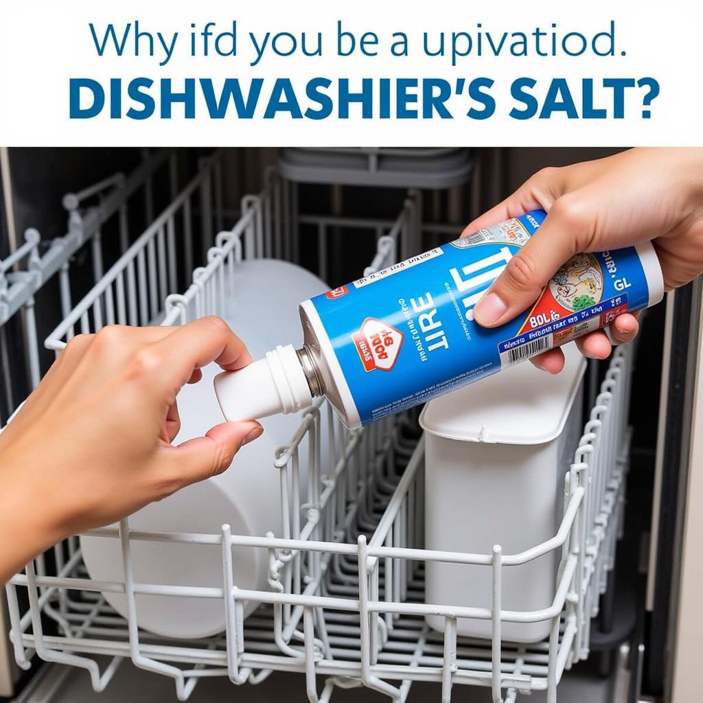 Adding salt to dishwasher