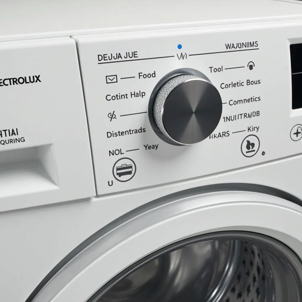 Các chế độ giặt trên máy giặt Electrolux