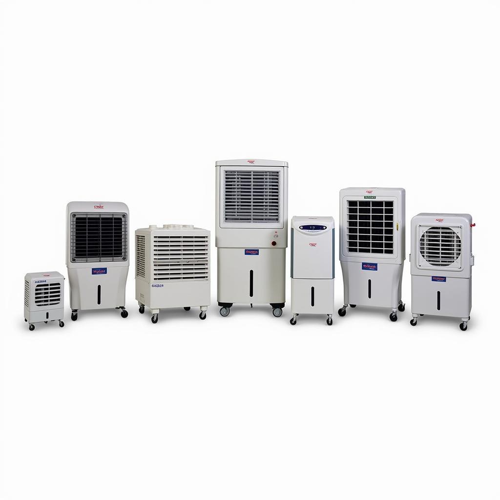 Various Sunhouse air cooler models