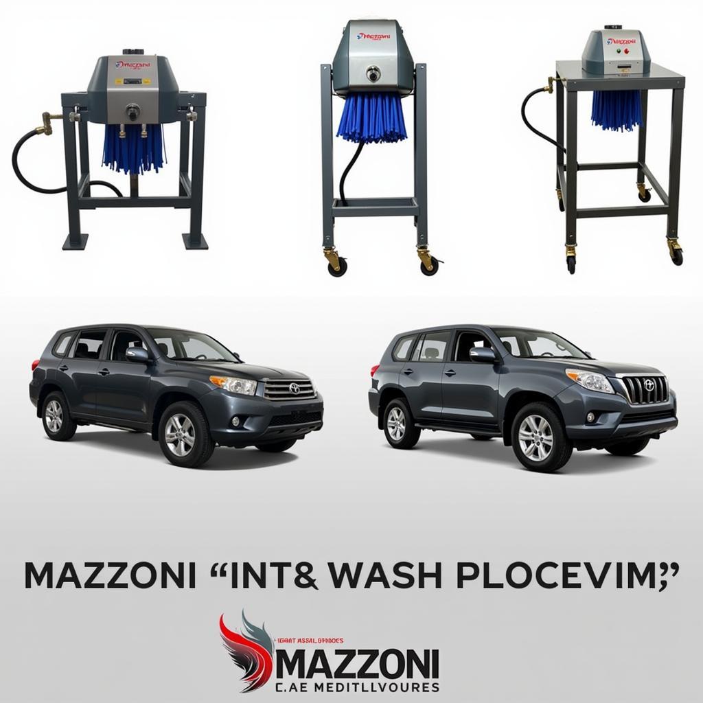 Các dòng máy rửa xe Mazzoni