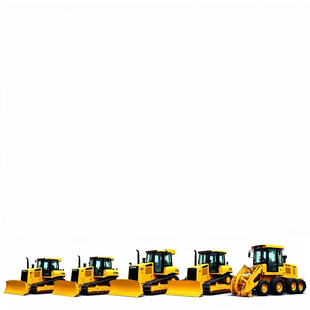 Các dòng máy ủi Komatsu