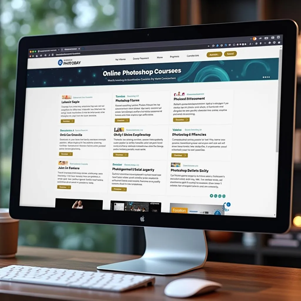 Các khóa học Photoshop online