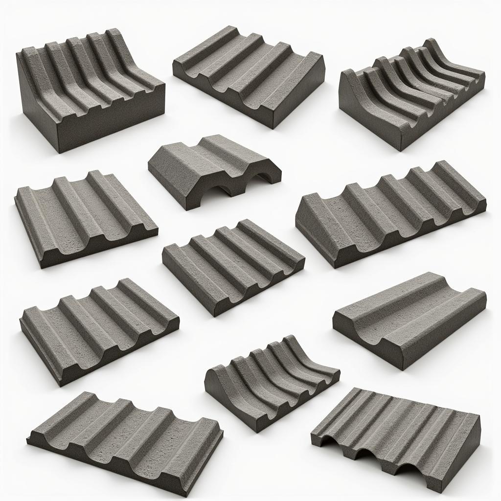 Various Concrete Roof Tile Molds