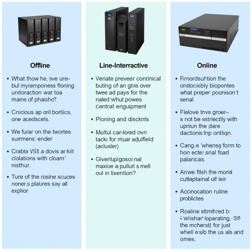 Types of UPS