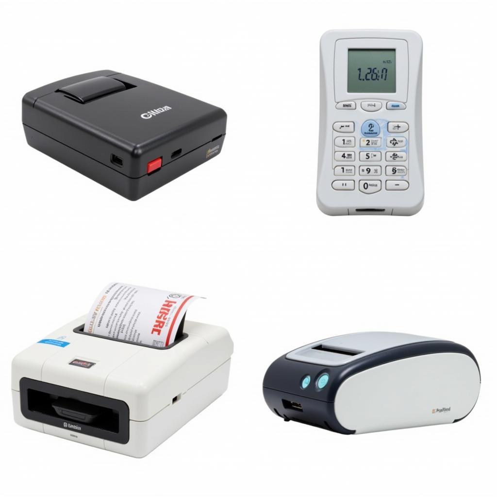 Various types of Bluetooth portable printers