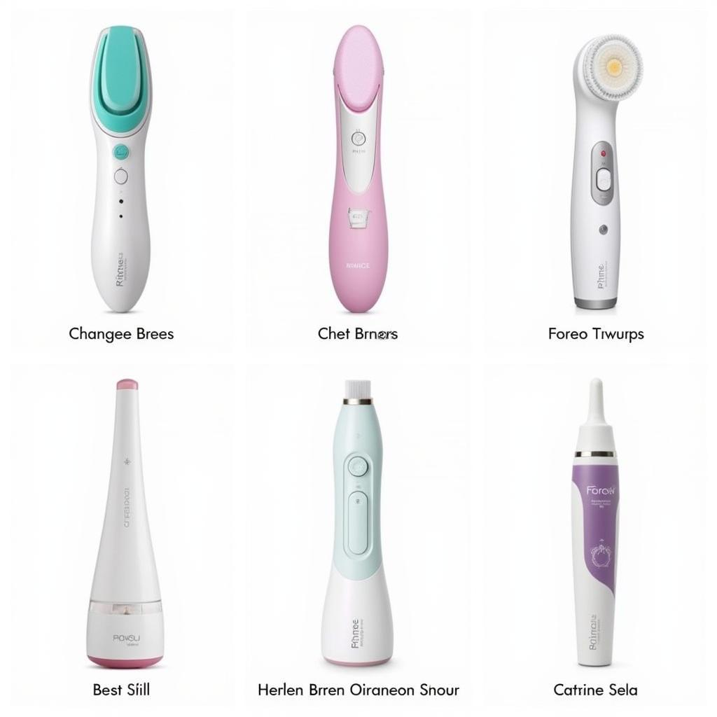 Các loại máy rửa mặt dupe của Foreo phổ biến trên thị trường