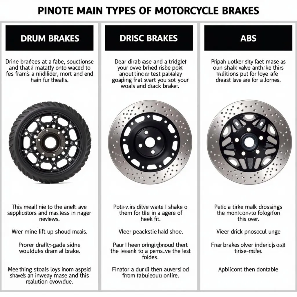 Các loại phanh xe máy