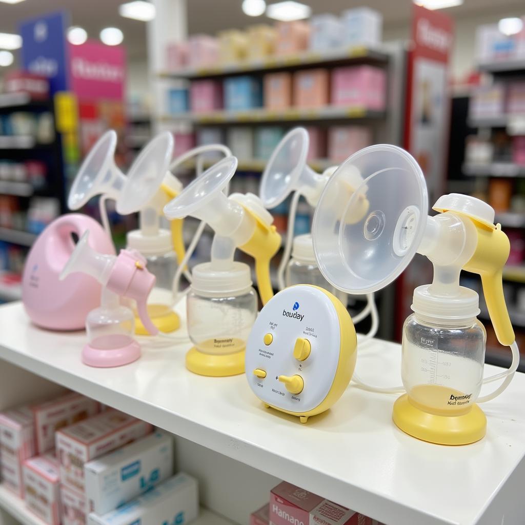 Các loại máy hút sữa double electric breast pump