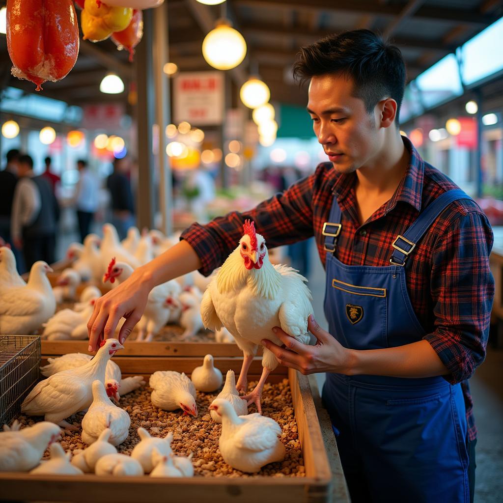 Cách chọn gà mái dầu ngon