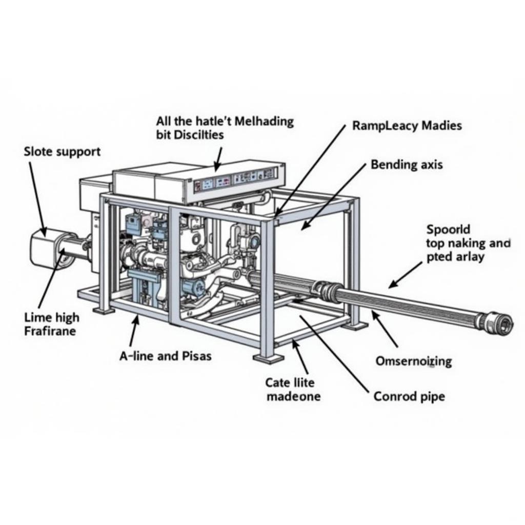 Cấu tạo máy uốn ống 1 trục