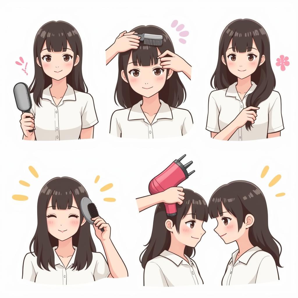 Hướng dẫn chăm sóc mái ngố đúng cách