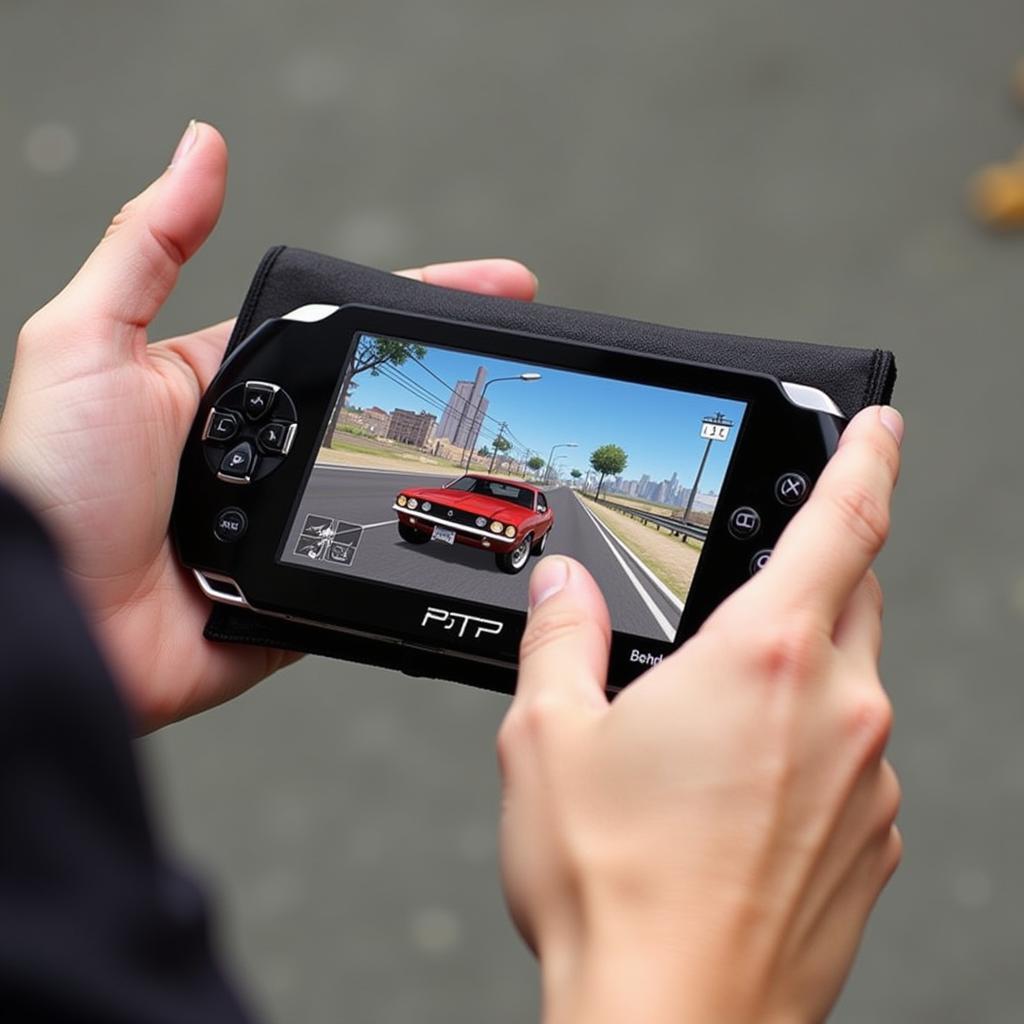 Chơi game PSP trên máy ví cầm tay