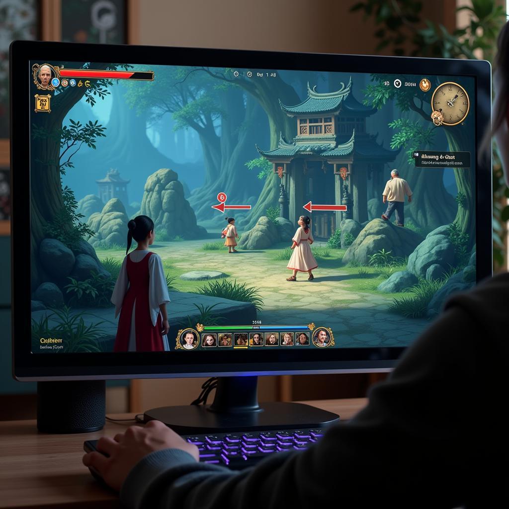 Playing Liên Quân on PC for a wider view