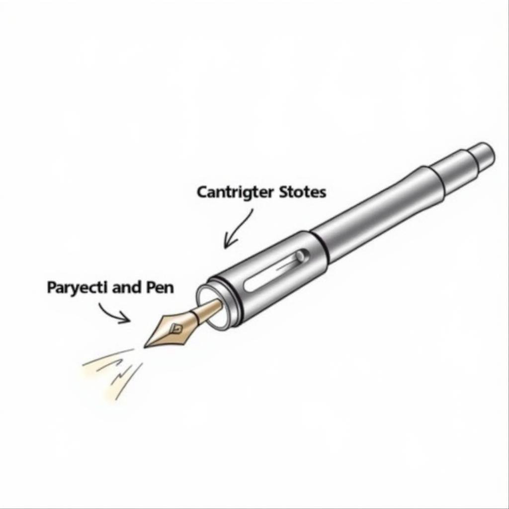 Cơ Chế Converter Bút Máy Bơm Mực