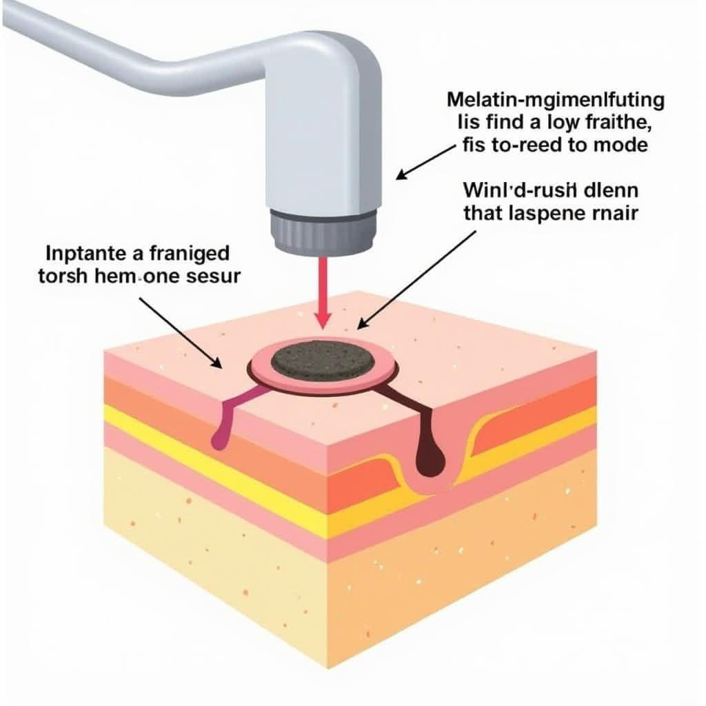 Cơ chế hoạt động của máy laser trị nám