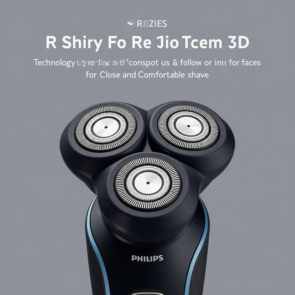 Công nghệ GyroFlex 3D trên máy cạo râu Philips