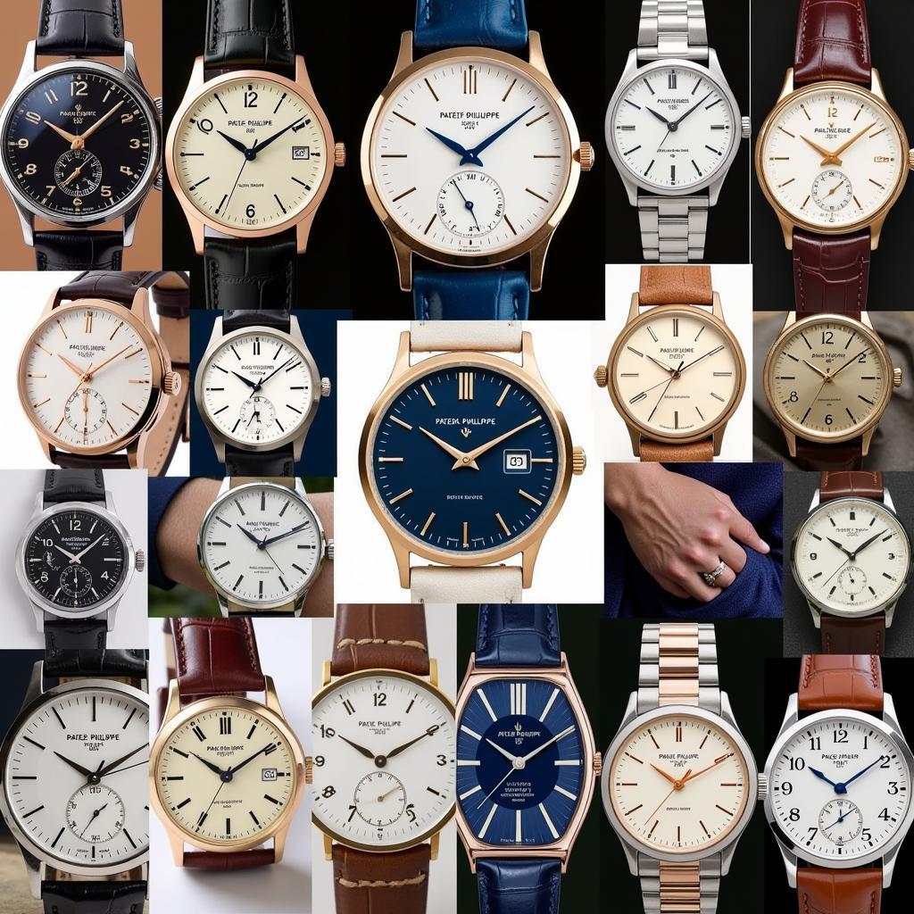 Các mẫu đồng hồ Patek Philippe chính hãng đa dạng và phong phú