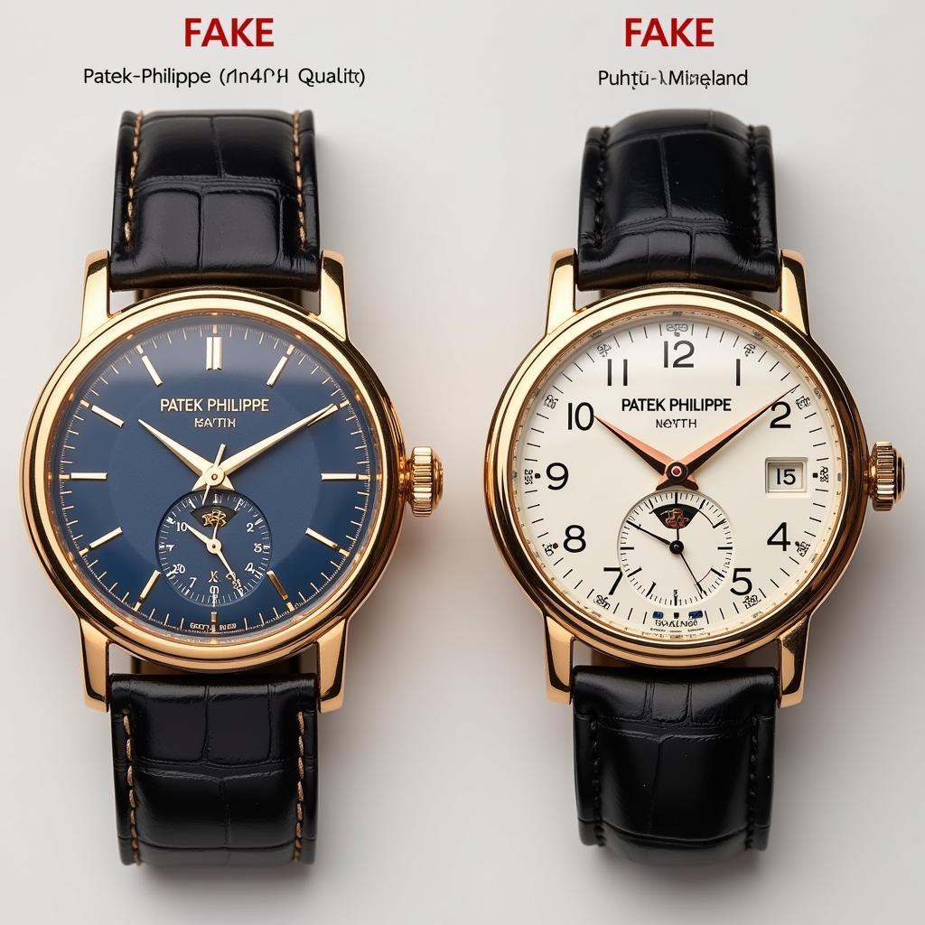 Đồng hồ Patek Philippe máy Nhật giả: Nhận diện và tránh mua phải hàng kém chất lượng