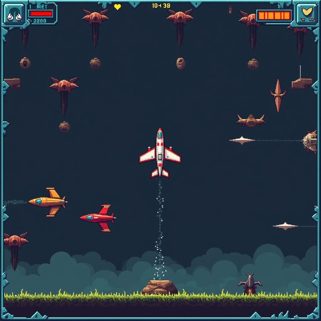 Y8 airplane game screenshot