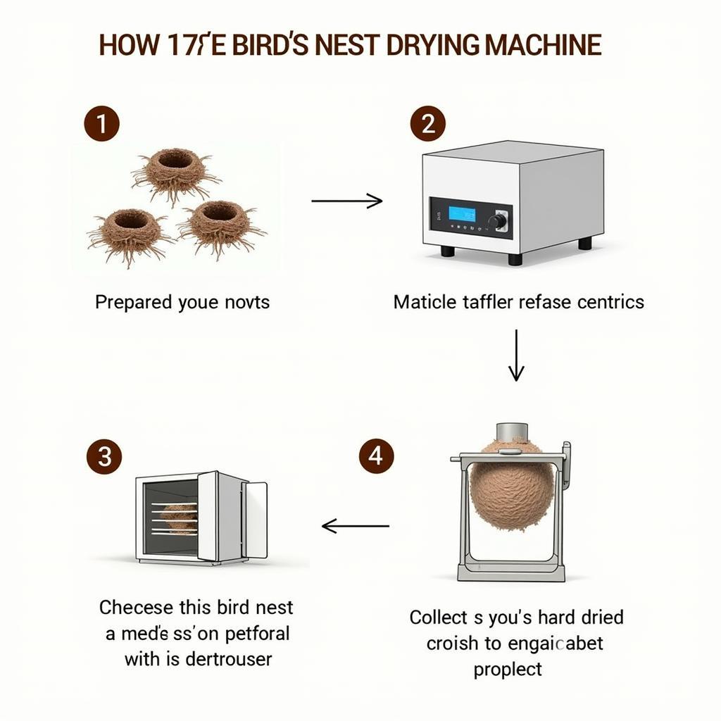 Hướng dẫn sử dụng máy sấy tổ yến