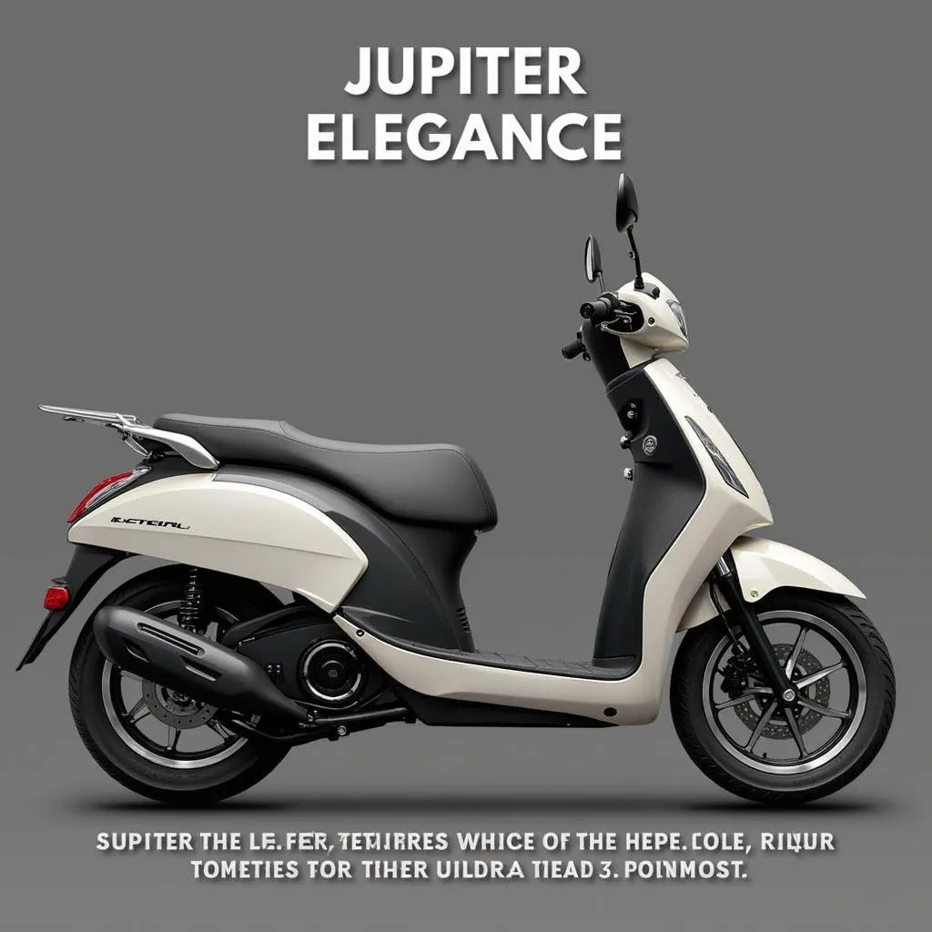 Xe máy Jupiter Elegance sang trọng