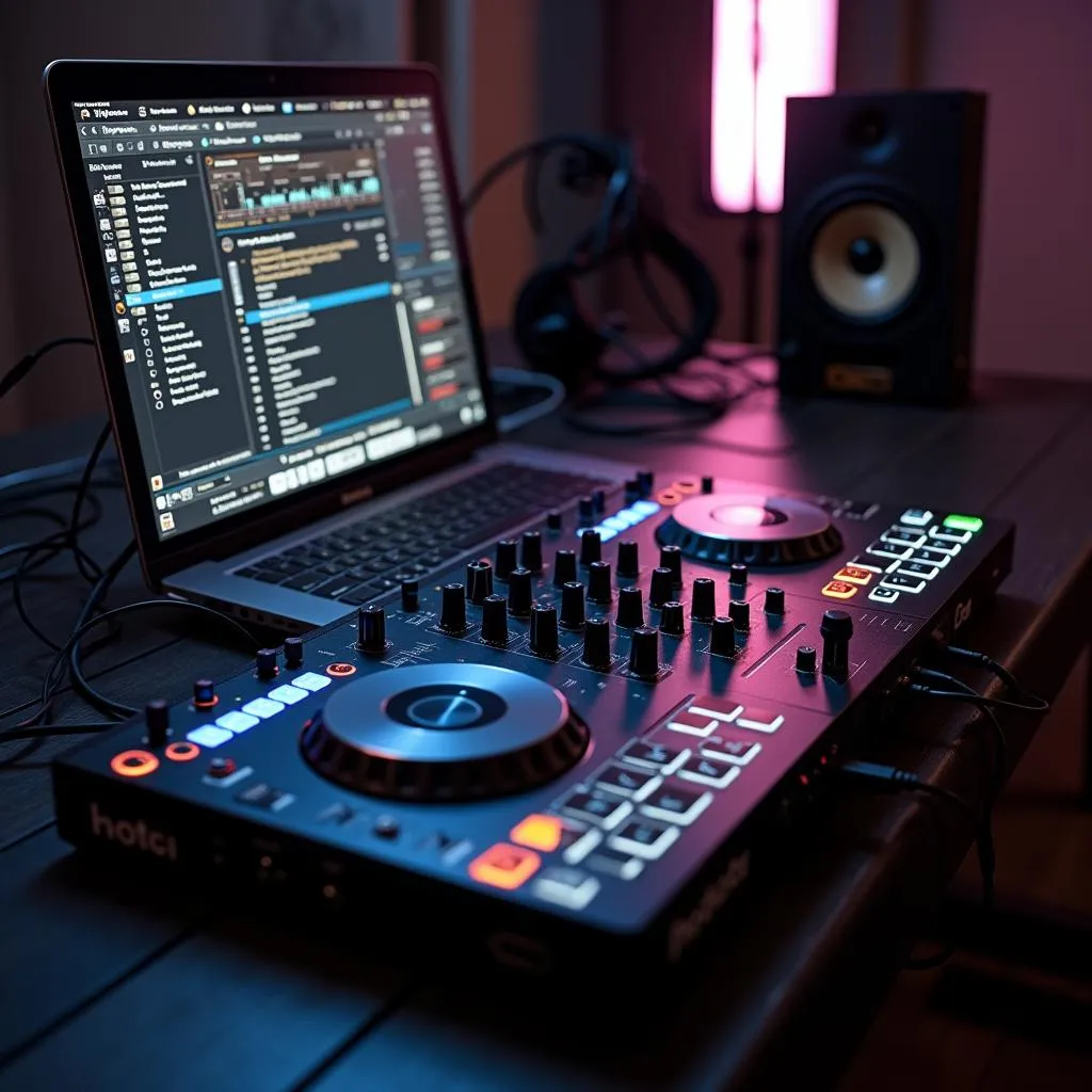 Kết nối controller DJ với máy tính