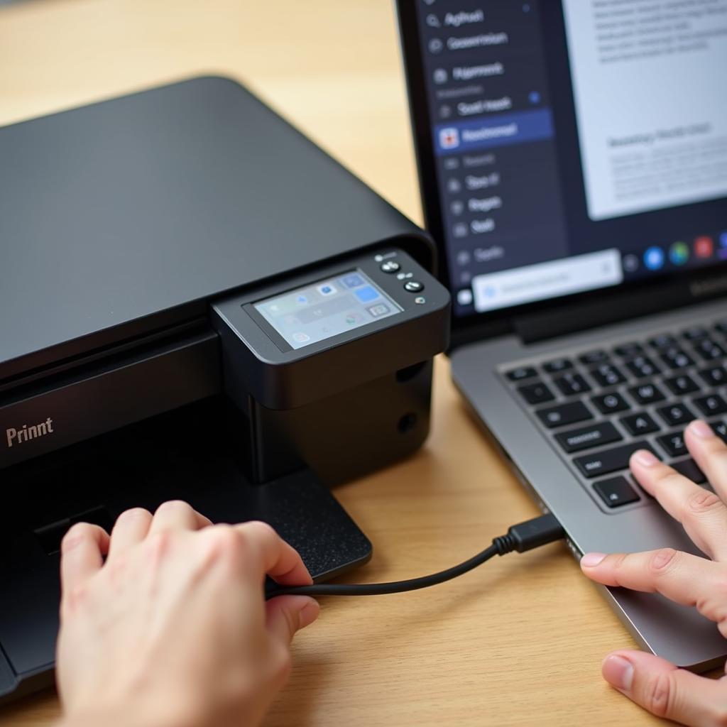 Connecting All-in-One Printer