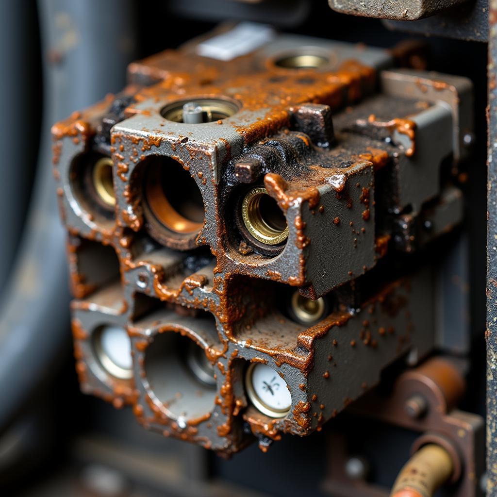 Burnt contactor