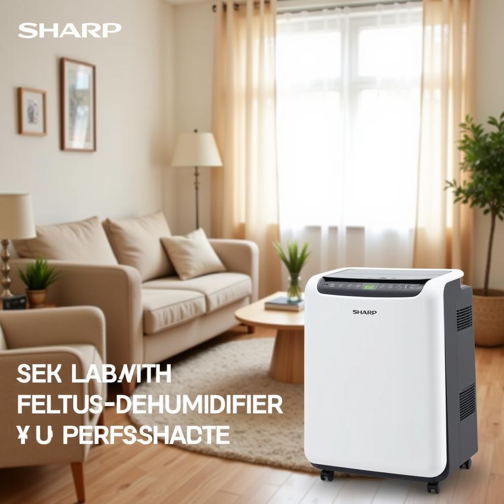 Không gian sống lý tưởng với máy hút ẩm Sharp DW-D20A-W