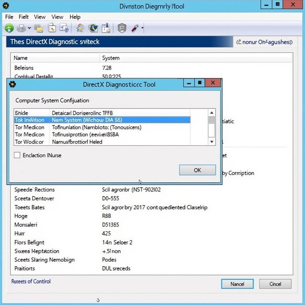 Checking computer configuration Win 10 using DirectX Diagnostic Tool