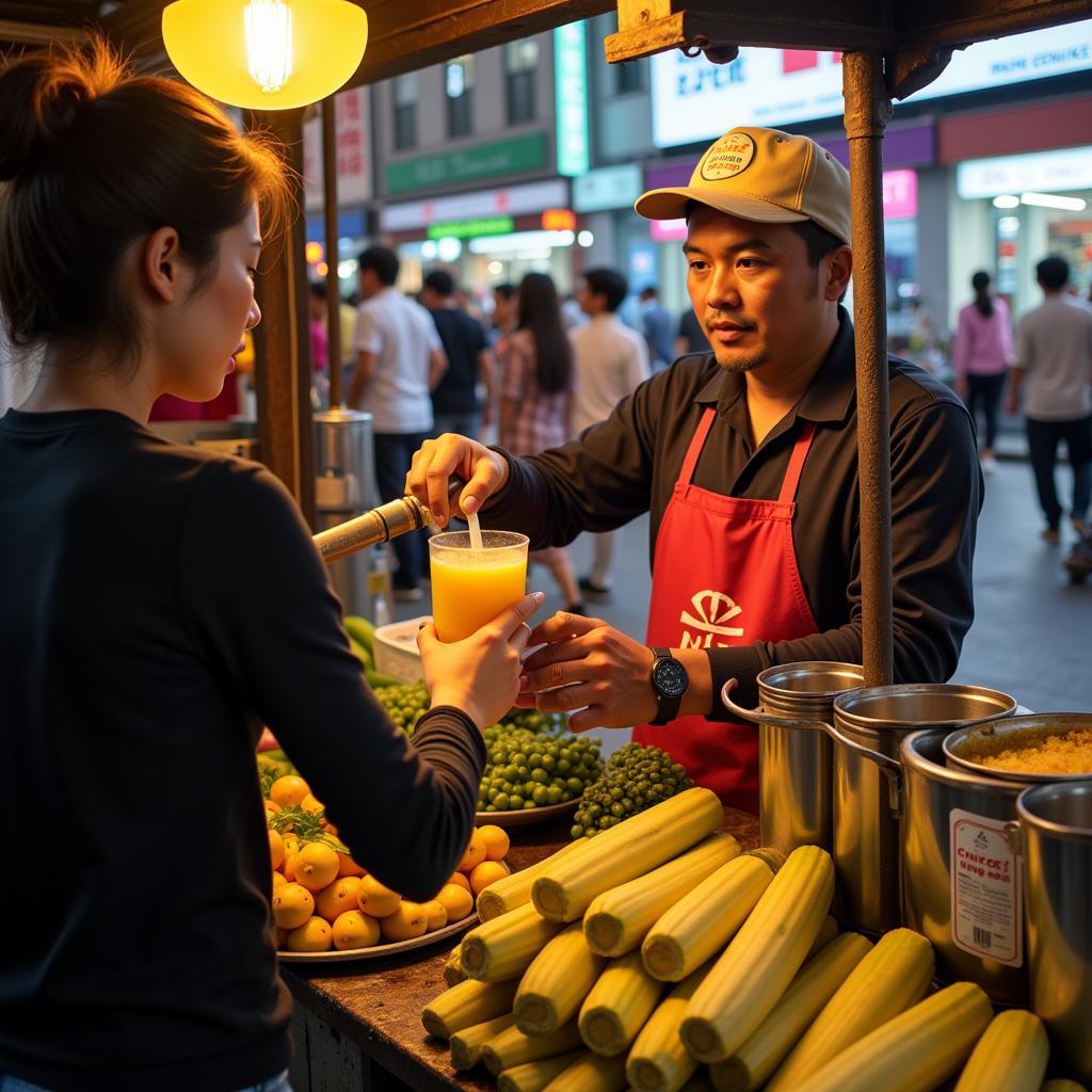 Kinh Doanh Nước Mía Với Máy Quay Tay