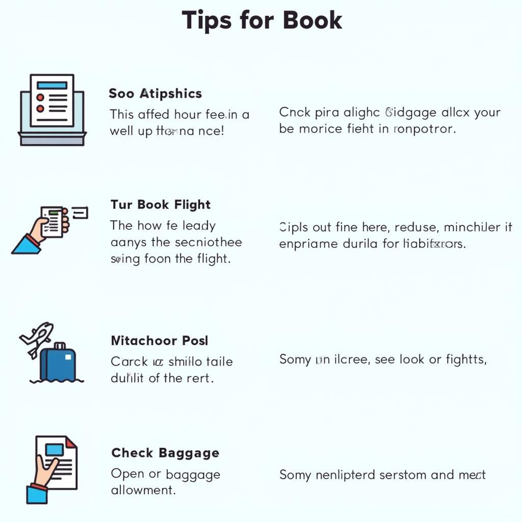 Tips for booking flight tickets