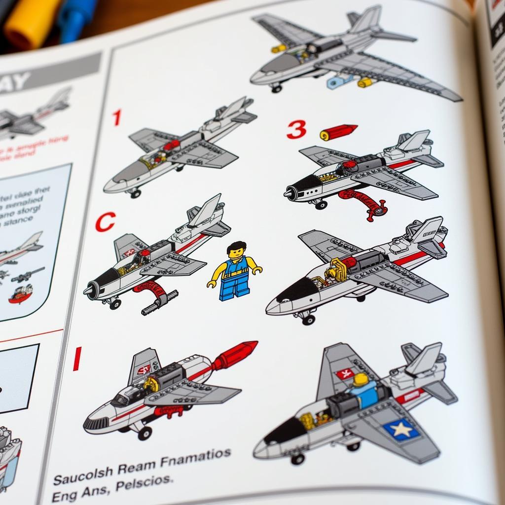 Lego Airplane Assembly Instructions