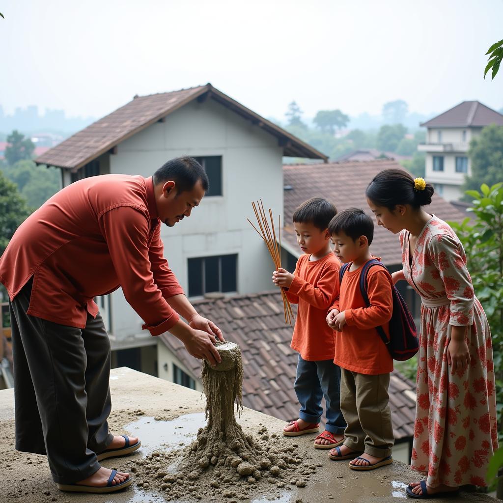 Lễ Đổ Mái Nhà Truyền Thống